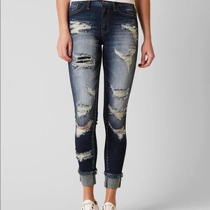 KanCan Mid-Rise Ankle Skinny Stretch Jean